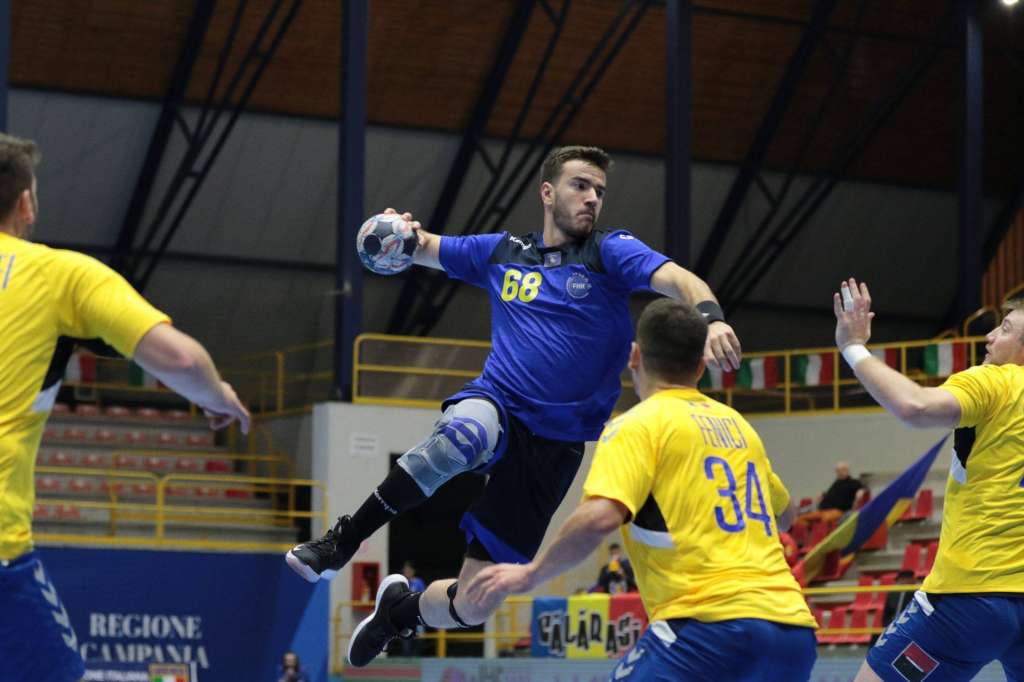 Egzon Gjuka Handball Kosova sulmon kunder Rumanise